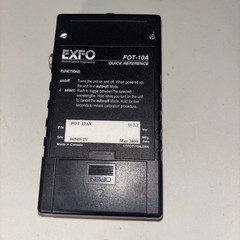 Exfo FOT-10A, 6 to 60 dB, 1310 / 1550 nm, Handheld Power Meter