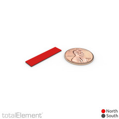1 x 1/4 x 1/32 Inch Neodymium Rare Earth Bar Magnets N42 (72 Pack)