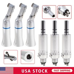 1-5 Yabangbang Dental Slow Speed Handpiece Contra Angle /Air Motor 4Holes Attach