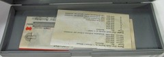 Mitutoyo 505-629 4″ .001 Dial Caliper NOS With Case Machinist Tool Made in Japan