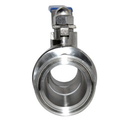 1.5 inch 1-1/2″ Sanitary Full Port Ball Valve Tri Clamp Ferrule SS316 Brew US.