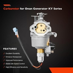 Durable Replacement Carburetor for Onan Cummins 4000W Generators with Gaskets