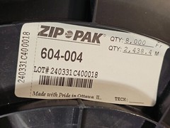 ZIP-PAK 604-004 8,000 FEET CLEAR POLYESTER NATURAL CABLE