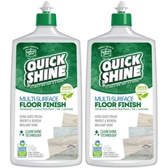 Quick Shine Multi-Surface Floor Finish-Polish 27oz-2pk | Safer Choice, No PFA…