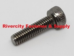 (100) M2.5-0.45×10 Socket / Allen Head Cap Screw Stainless Steel 2.5mm x 10mm
