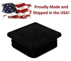 3″ Square Tubing Heavy Duty Plastic Plug End Cap Insert 3×3 8-14 Tube Pipe Post