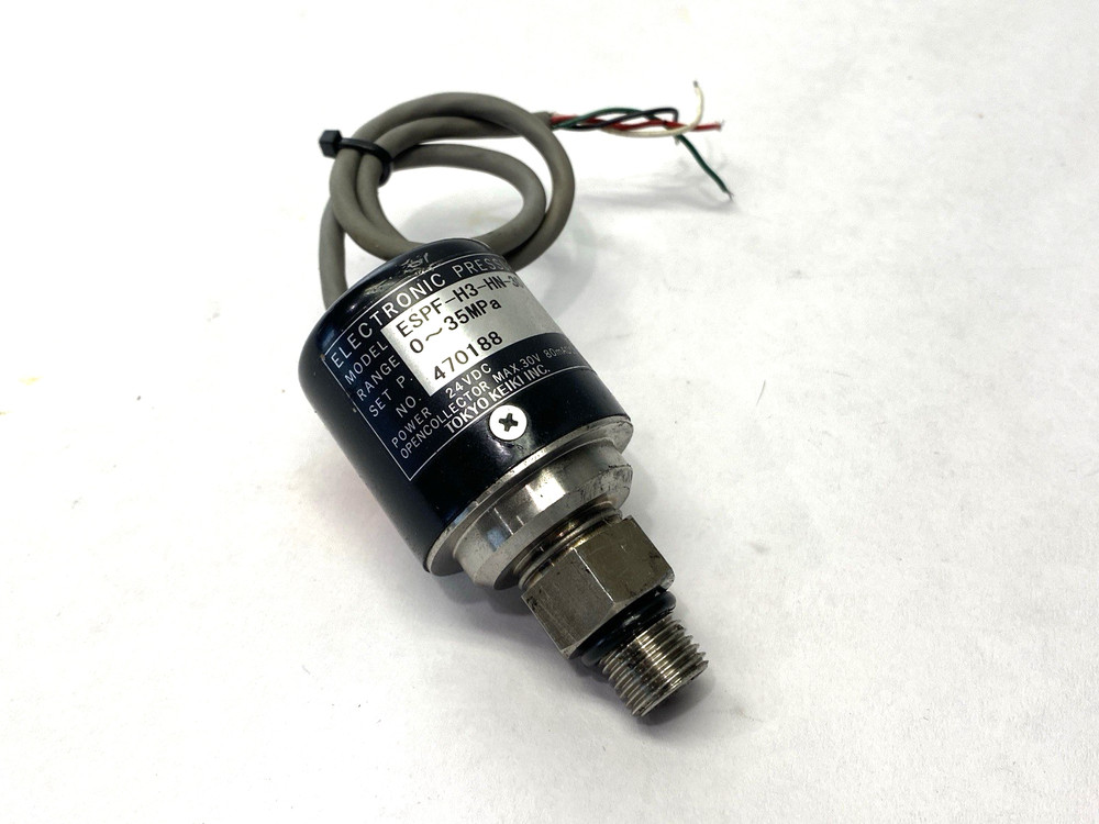 Tokyo Keiki ESPF-H3-HN-30 Electronic Pressure Switch 0-35MPa 24VDC SHORT LEAD