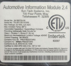 SYN-TECH Systems AIM 2.4 Module 914B0720-30 FuelMaster Fuel Master *BRAND NEW*