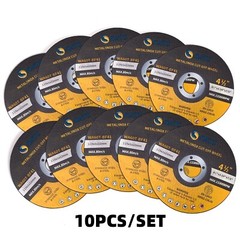 10 Pack Metal & Stainless Steel Cut Off Wheels 4-1/2″ Angle Grinder Cutting Disc