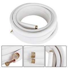 50FT Mini Split Line Set 3/8″ & 5/8″ Install Kit For Mini Split Heat Pump System