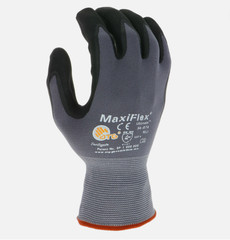 12 PR. 34-874 MaxiFlex Ultimate Foam Nitrile Grip Coated PROTECTIVE WORK GLOVES