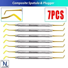 Dental Composite Filling Instruments Spatula & Plugger Titanium Colorful Tips