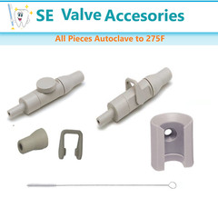 Dental Saliva Ejector Suction Valve High Strong&Weak Tip Adaptor/Rubber Snap Tip