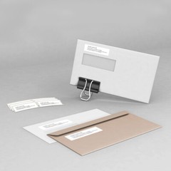 50Roll 1-1/2″x3-1/2″ Large White Paper Address Labels For Brother QL-800 DK-1208