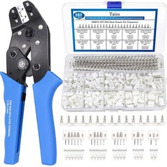 Taiss JST Crimping Tool with 580PCS JST PH Connector kit 2.0mm 2/3/4/5/6Pin H…
