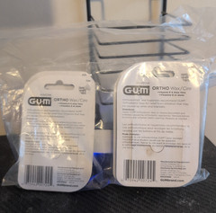 LOT OF 6 – GUM Ortho Wax / Cire Pre W/ Vitamine E- Cut Lot of 6 -NEW SEALED BAG