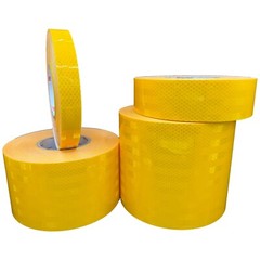 Yellow Reflective Tape 3M 3430 EGP (1″, 2″, 4″, 6″) Air Backed Micro Prismatic