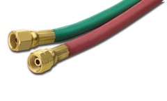 Oxy-Fuel Twin Welding Hose T Grade 3/8″ ID, 50FT B B 9/16-18 Size Fittings