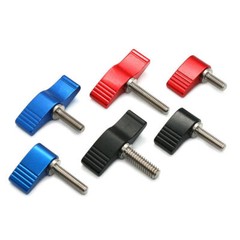 M8 Clamping Thumb Screw Wing Knob Hand Grip Bolt Aluminum Alloy & Stainless