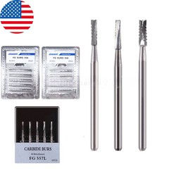 Dental Surgical Bur Long Shank 25mm Straight Fissure FGOS FG SURG 557 558
