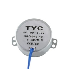 Synchronous Motor AC 110V 5-6RPM Turntable Motor CW/CCW Direction 4W TYC-50 D…