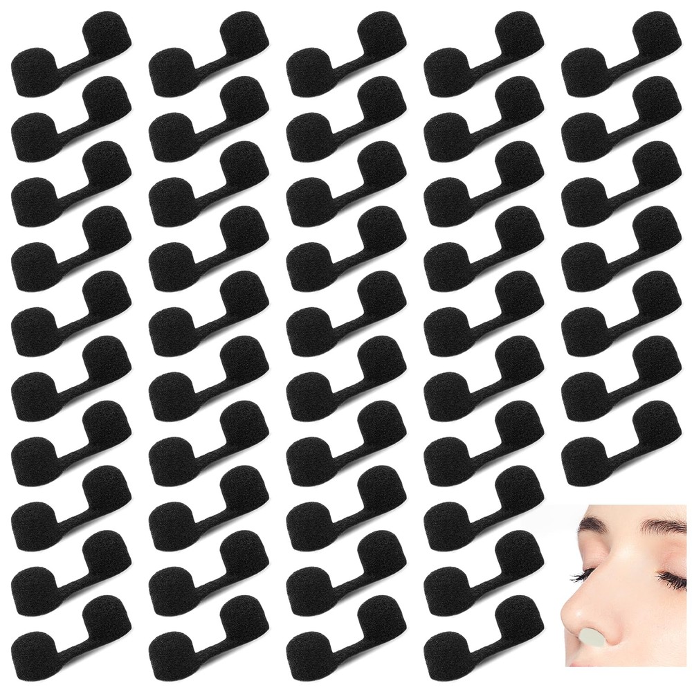 100 Pieces Disposable Nose Filters Nose Plug Filter for Spray Tanning Softnes…