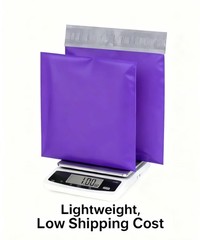 #7 19×24 Poly Mailers Plastic Mailing Envelopes Shipping Bags PURPLE 300 Pieces