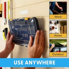 Industrial Strength – 10FT Clear Dual Lock Indoor/Outdoor