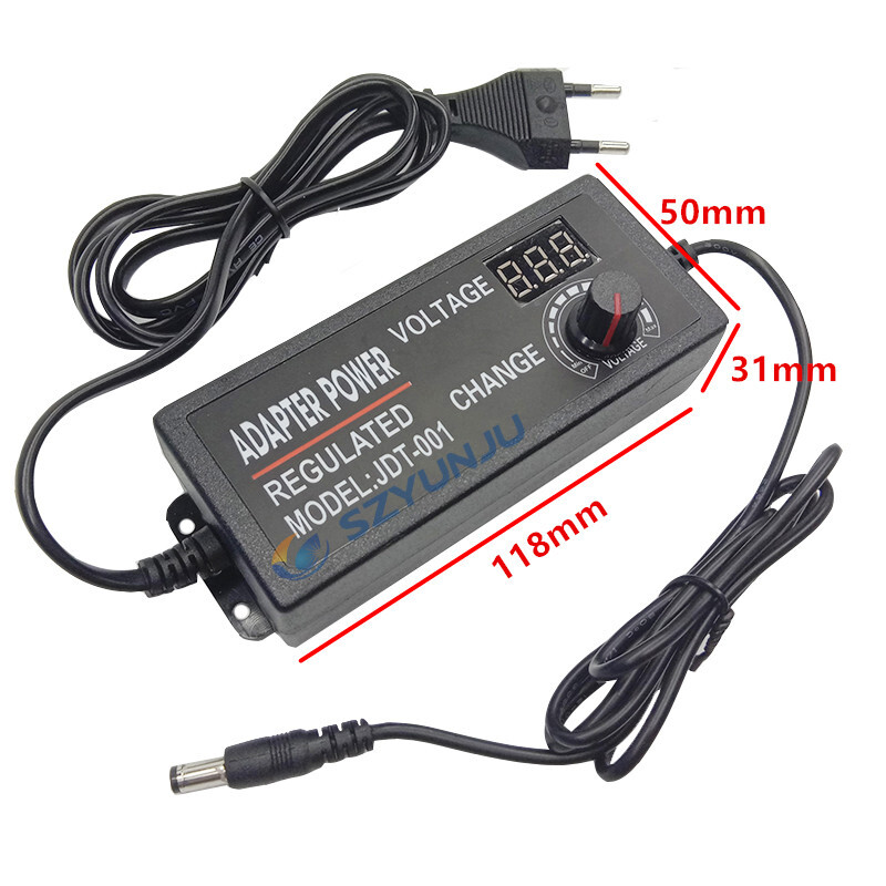 Universal AC/DC 3V 5V 9V 12V 2A 5A 22V 24V Adjustable Led Supply Power Adapter