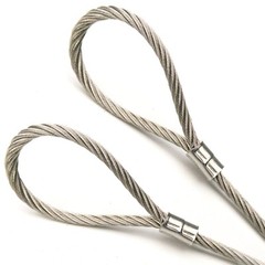 Custom Cut 1ft-70ft Stainless Steel 304 3/32in core 7×19 Construction Cable Rope