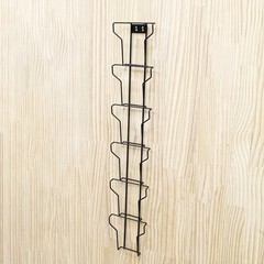 Wall Mount 5X7 Inches 5.8 Max Greeting Card Post Card Display Wire Rack Black