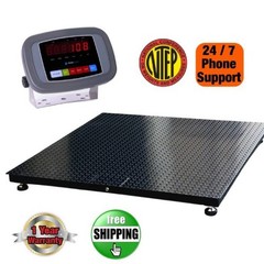 NTEP Certified – Industrial floor scale 48 x 48 – 10000 lb Capacity Pallet Scale
