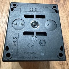 Eaton M22-I1 Pushbutton Enclosure 2.83 Surface Mount 1 Hole Element