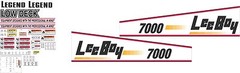 Leeboy 7000 Decal Kit- Very high quality aftermarket decals