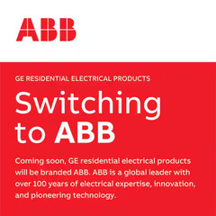 GE ABB THQL21100 100 Amp Circuit Breaker | 100 A, 2 Pole, 120/240 V