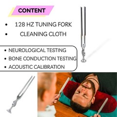 Gardiner Brown 128Hz Tuning Fork Vibration Neuropathy Rinne Weber Test CE Steel