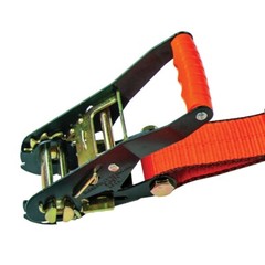 VULCAN Ratchet Strap – Flat Hooks – 2″ x 30′, 2 Pack – PROSeries – 3300 lbs SWL