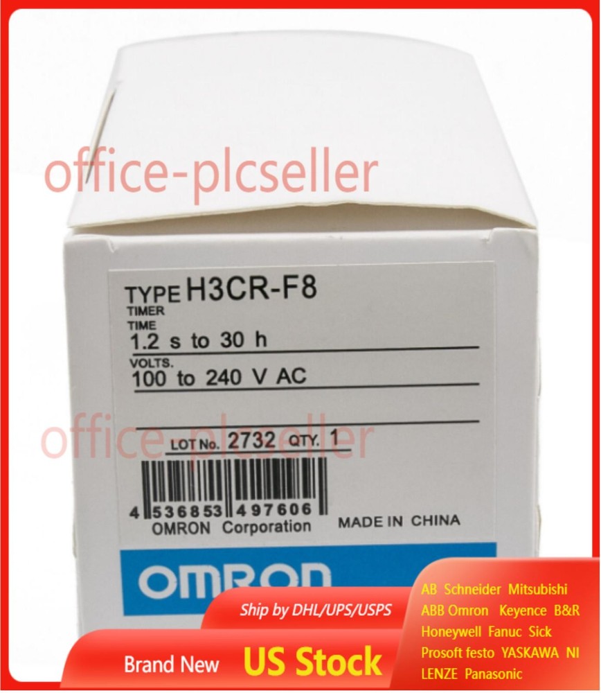 1PC New Omron H3CR-F8 PLC Twin Timer 100-240V AC Free Shipping US Free TAX