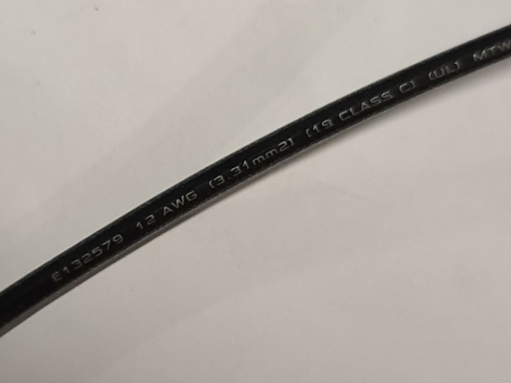 Unified Wire & Cable #12awg 19 Strand THHN/THWN-2 Building Wire Black /100ft