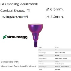 US Straumann RC Healing Abutment Healing Closure Fits ITI Bone Level Regular BLT