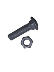 3/8-16 Hot Dipped Galvanized Carriage Bolts And Nuts – 100 Count