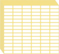 1680 Pcs Matte White Labels Blank Stickers Small Sticky Labels Removable Price