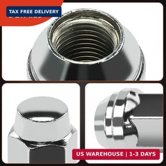 A-Premium 5Pcs Front or Rear Wheel Lug Nuts Compatible with Ford Explorer Edge R