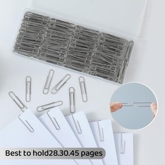 280 Pcs Large Paper Clips, 2 Inch Jumbo Paperclip, Stainless Steel Paper Clips L