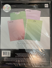 Lot of 4 The Happy Planner Big Refill Pages 40 Sheets 4 Colors per Pack