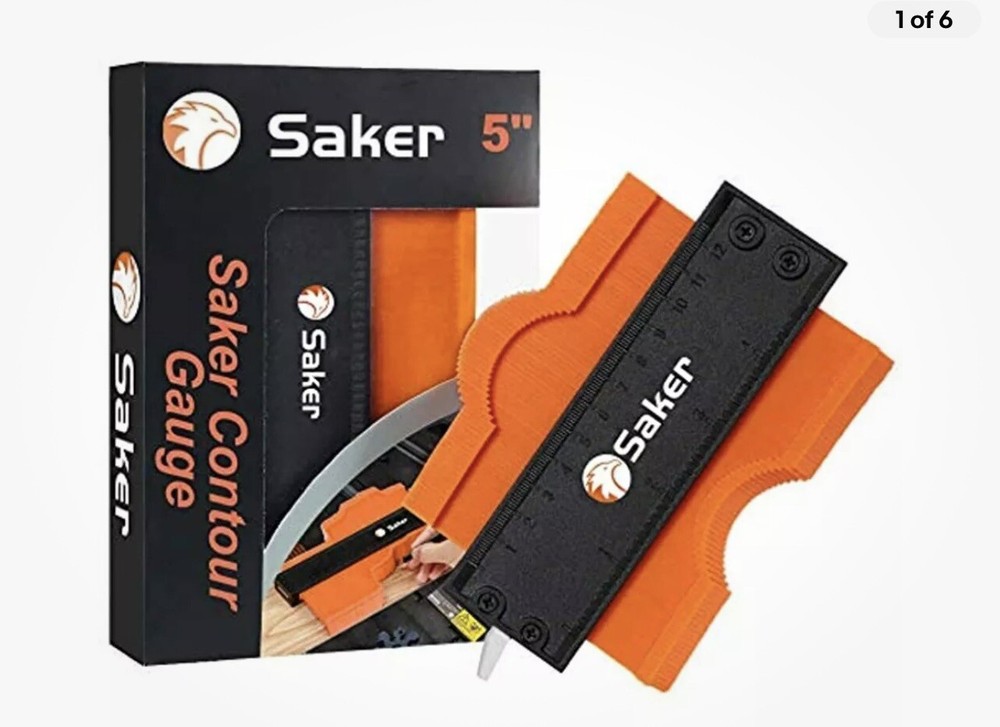 Saker Contour Gauge (5 Inch Lock) Profile Tool- Adjustable Lock-Precisely Copy