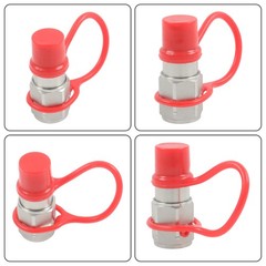 3/8 Flat Face Hydraulic Quick Connect Male Coupler 3/8 NPT Thread Heavy Duty
