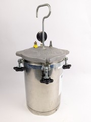Fibre Glast 2.5 Gallon Resin Trap Vacuum Infusion Catch Pot, Lid Clamp 1500-A