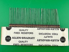 10,000 Ohm 10K 1/4 Watt 5% Allen-Bradley Carbon Comp Resistors NOS (50 Pieces)