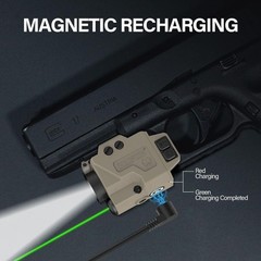 Solofish Low Profile Beams For Guns Magnetic 650lm Green Laser Light Combo